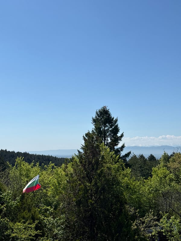 Morning landscape views captured near Novi Iskar, Bulgaria