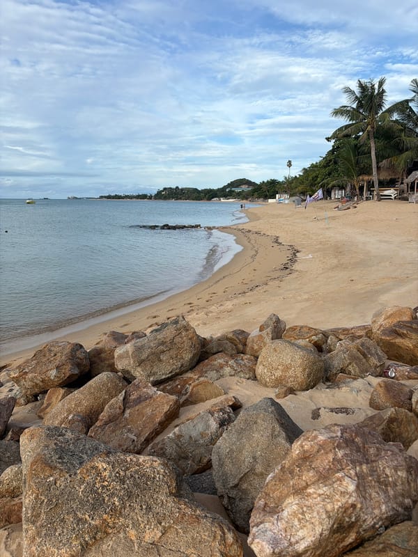 Ko Samui beach from multiple angles on a quiet morning
