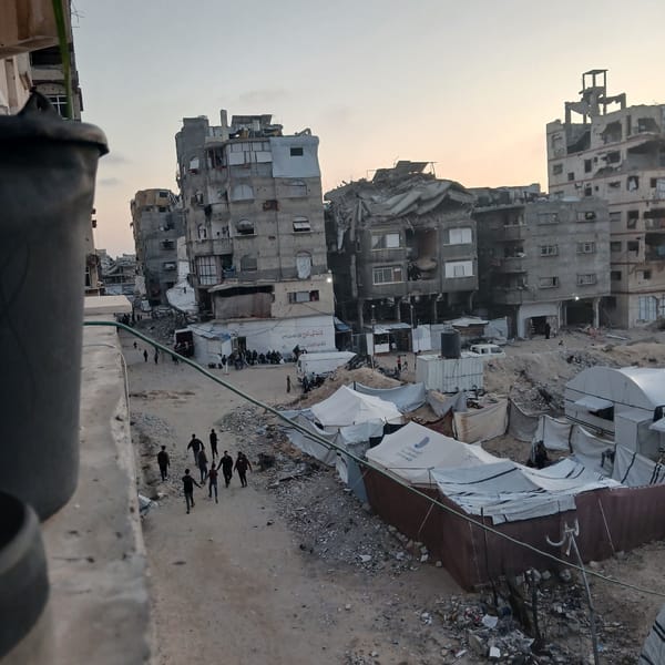 Witnesses document destruction and refugee camps in Gaza City