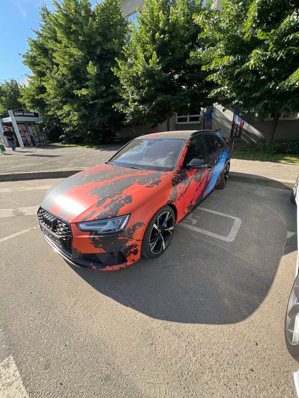 Custom-wrapped Audi spotted multiple times in Krasnodar, Russia
