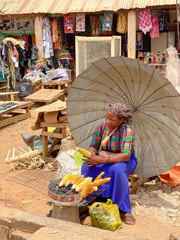 Daytime market activity documented in Kafanchan B, Nigeria