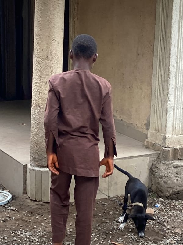 Morning neighborhood life documented in Mararaba, Nigeria