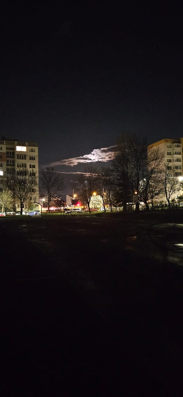 Spring evening scenes captured in Sofia, Bulgaria