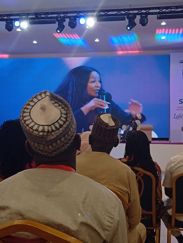 Conference with traditional attire attendees held in Shaba, Nigeria