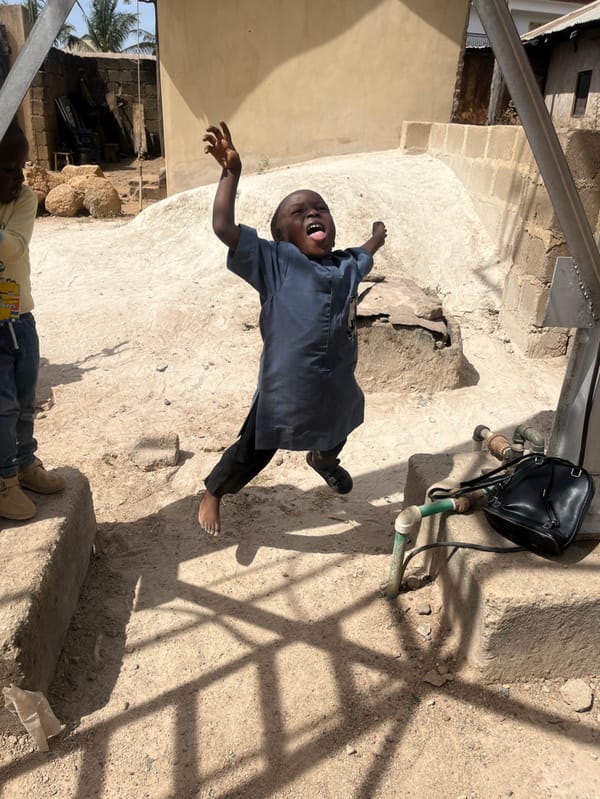Children play and pose in Jos residential areas