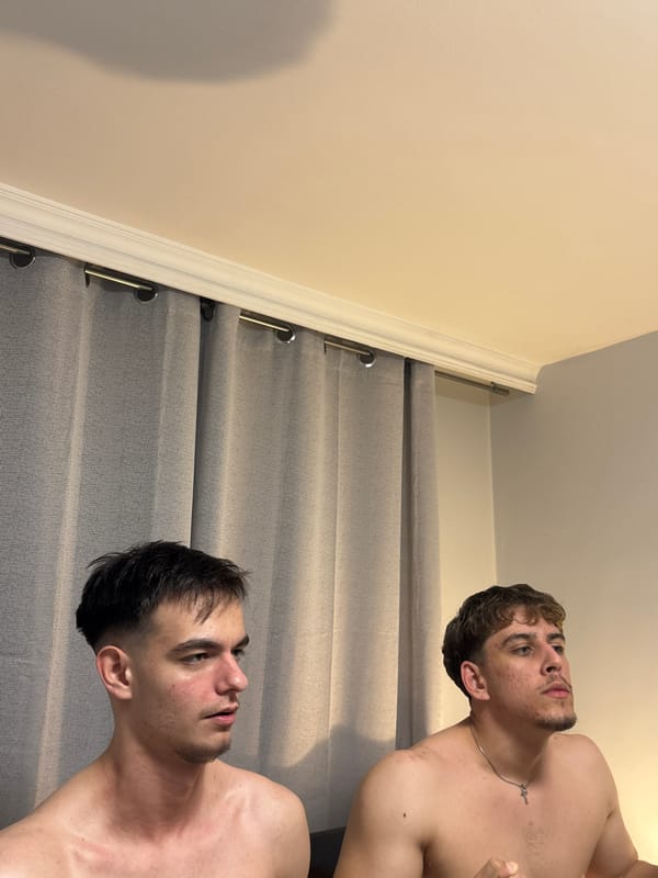 Two men spend casual evening together in Plovdiv