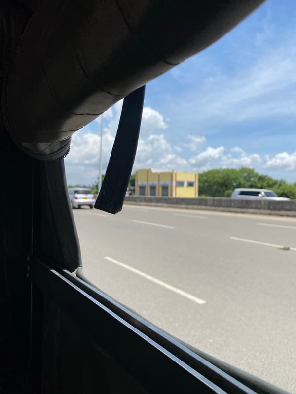 Morning traffic flows through Nyerere Bridge toll plaza