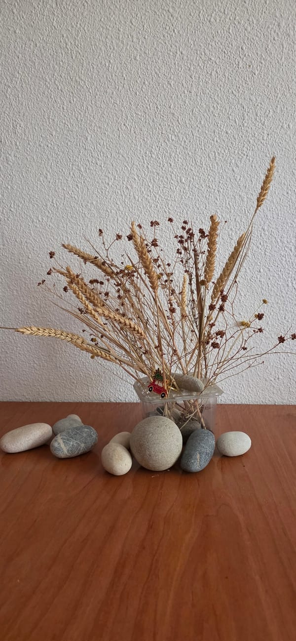 Decorative home objects photographed in a Huesca interior