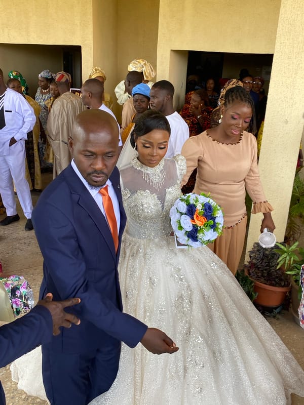 Wedding ceremony underway in Kuru Karama, Nigeria