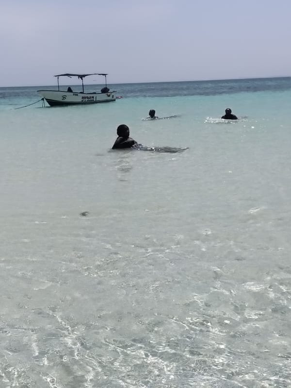Beach day activities captured around Wasini Island, Kenya