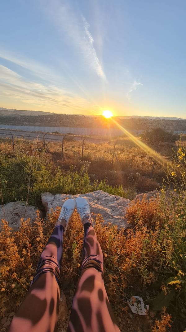 Sunrise documented across desert landscape in southern Israel