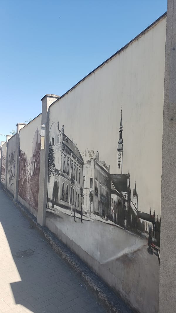 Street murals and public spaces around Prešov, Slovakia