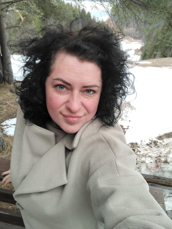 Woman explores abandoned amusement park in rural Russia