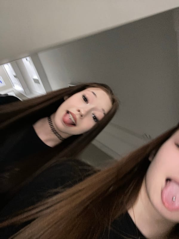 Young women gather for selfies in Прикамский, Russia