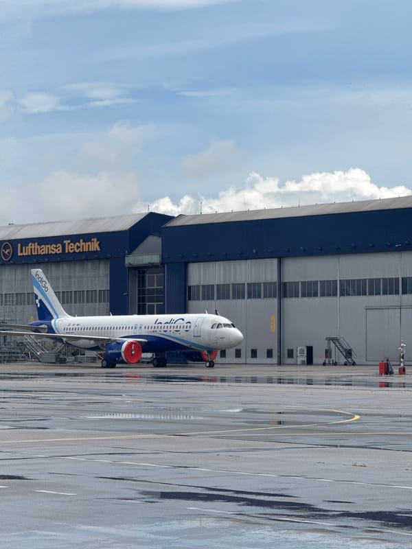Routine aircraft operations observed at rainy Sofia Airport