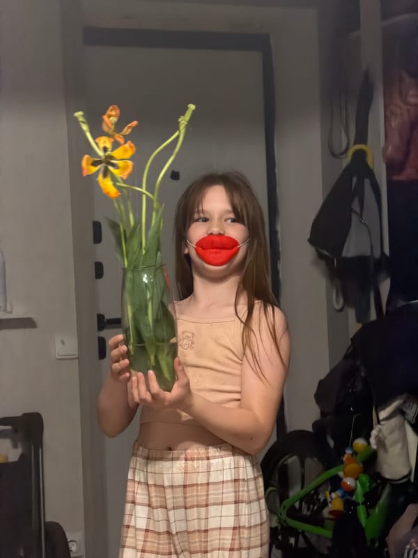 Quiet family moments captured in Russian household