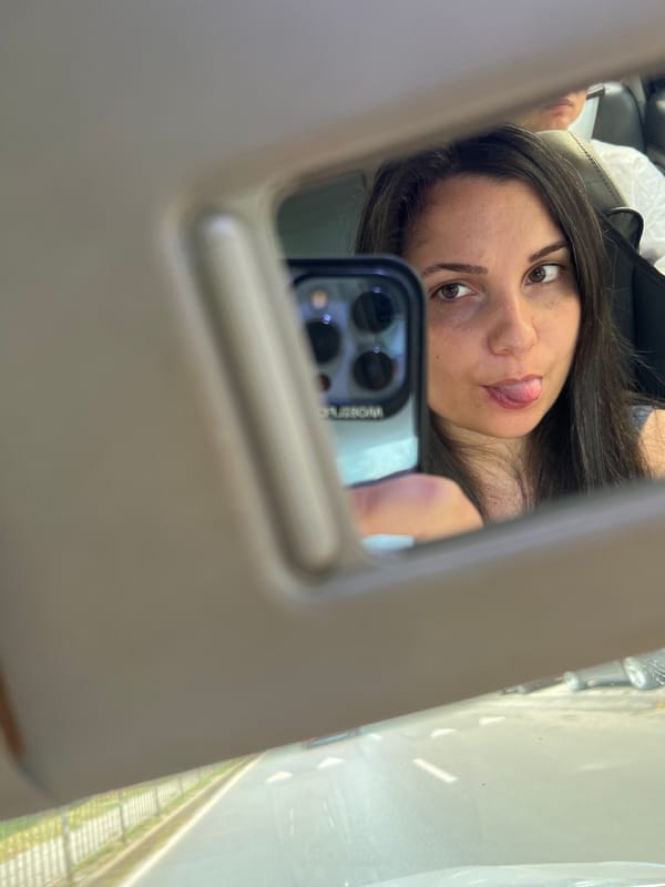 Candid moments inside a moving car in Sofia