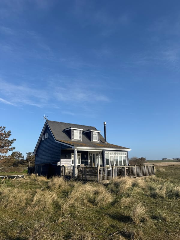 Residential property documented in East Suffolk under clear skies