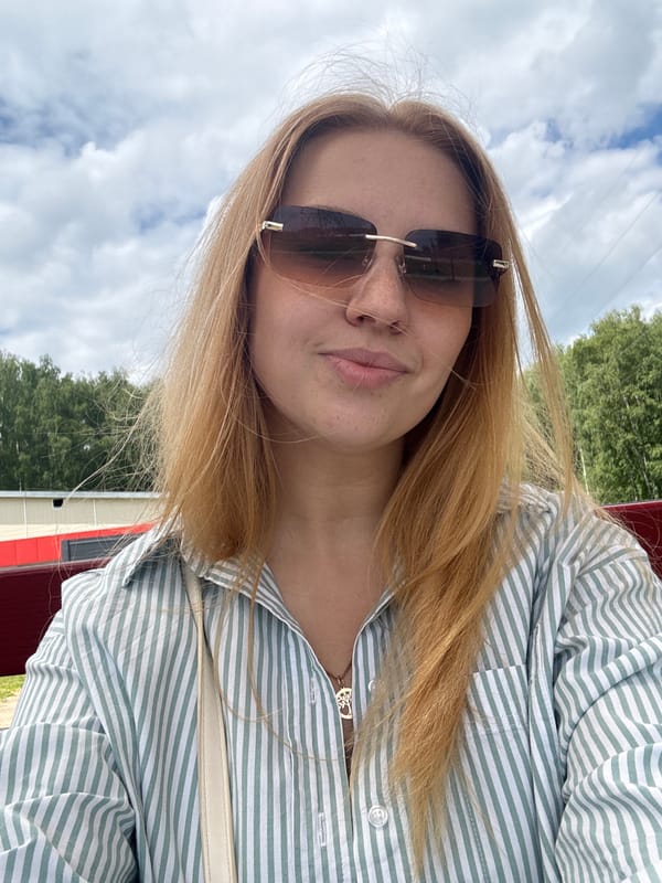 Woman and child enjoy outdoor day in Yaroslavl