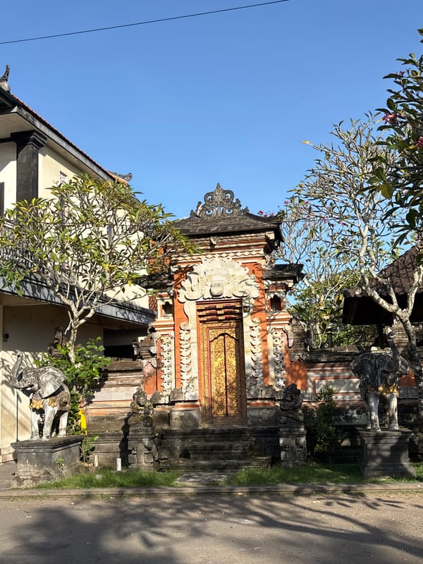 Traditional architecture and rural roads documented in Ubud District