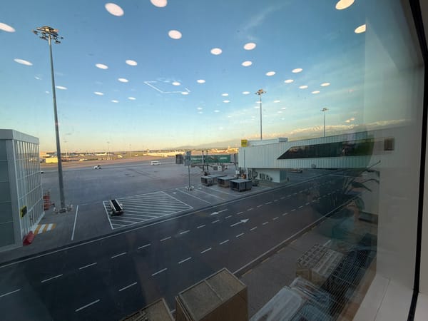 Routine airport operations documented at Almaty International Airport