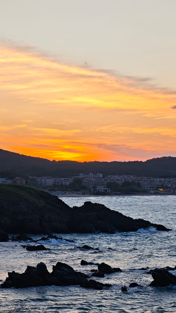 Quiet afternoon scenes captured in Sozopol beach area
