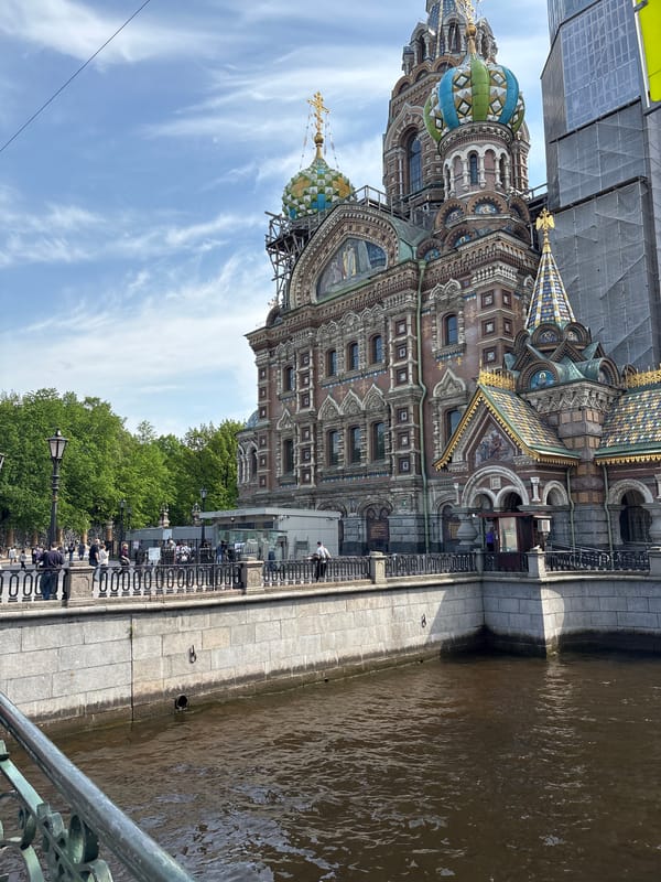 Saint Petersburg's Church of Savior on Spilled Blood observed under renovation