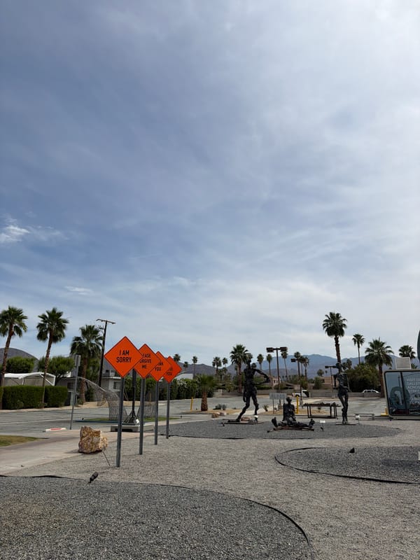 Palm Desert street art and matcha café documented