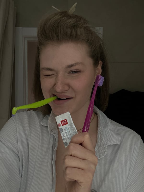 Woman's evening routine captured in Kazan apartment
