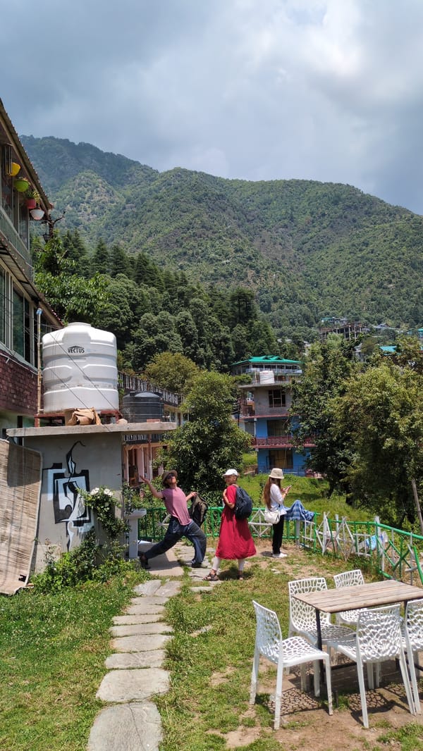 Morning scenes documented across Dharamkot and Haini mountain villages