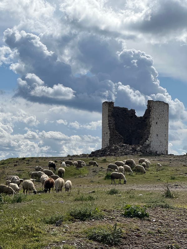 Ancient ruins and coastal views documented around Bodrum, Turkey
