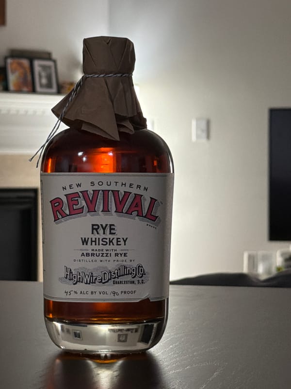 HighWire Rye Whiskey Bottle Photographed in Buford Indoor Setting