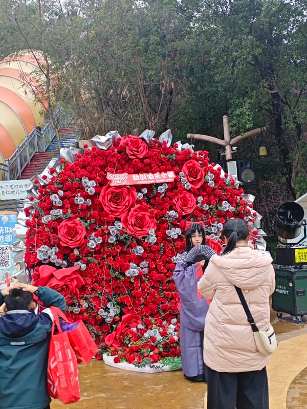 Traditional performances, theme park activities documented at Chongqing Sunac Land