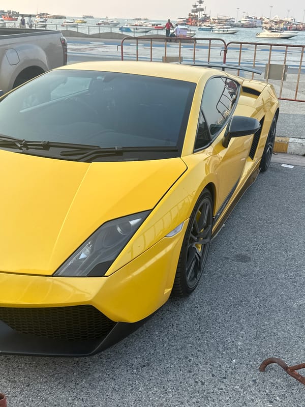 Yellow Lamborghini spotted at Pattaya waterfront