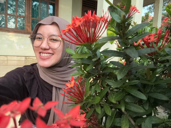 Morning selfies and pet moments in Gadingrejo residential area