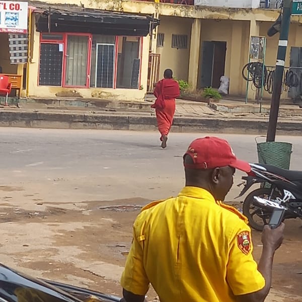 Morning street life documented in Nigerian towns