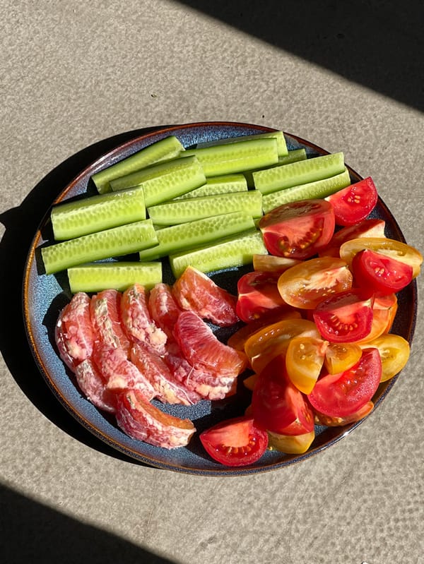 Tel Aviv resident documents morning routine with food, stars, disco ball
