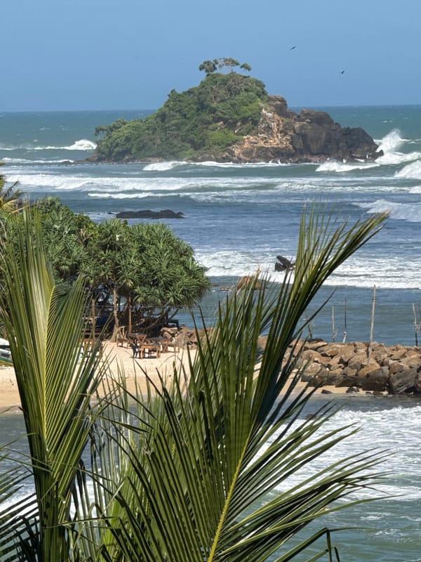 Beach, boats, and street snacks on the Sri Lankan coast