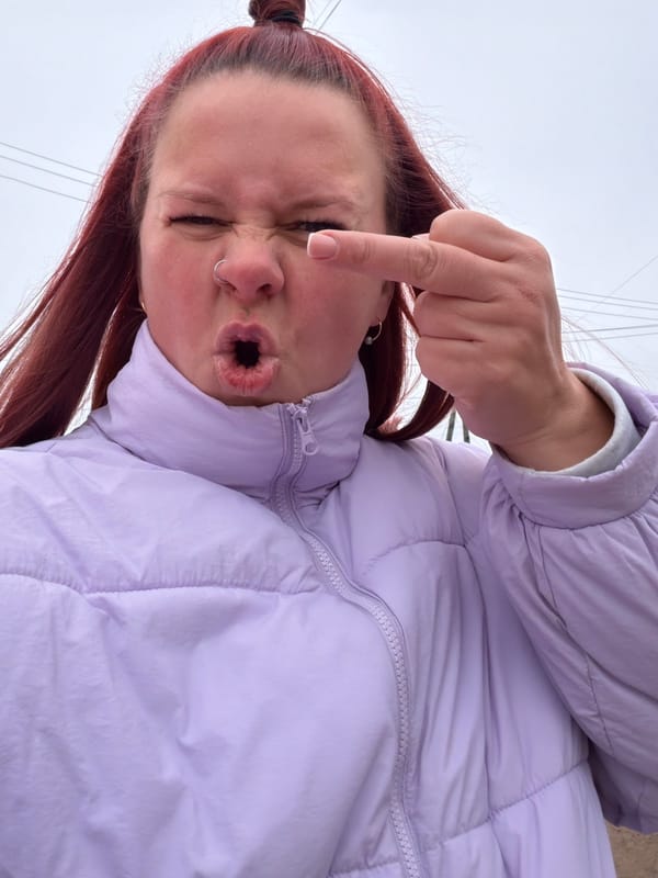 Woman poses for photos in Chaikovsky, Russia