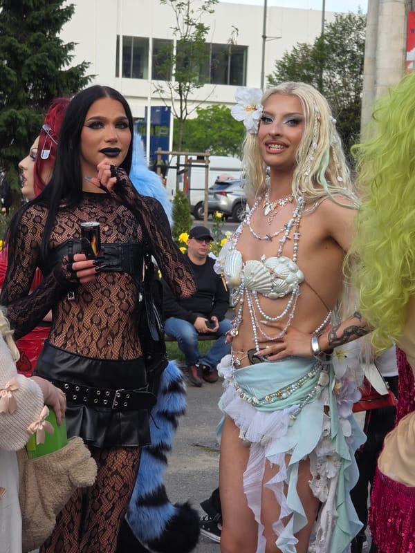Pride celebration with drag performances in Warsaw