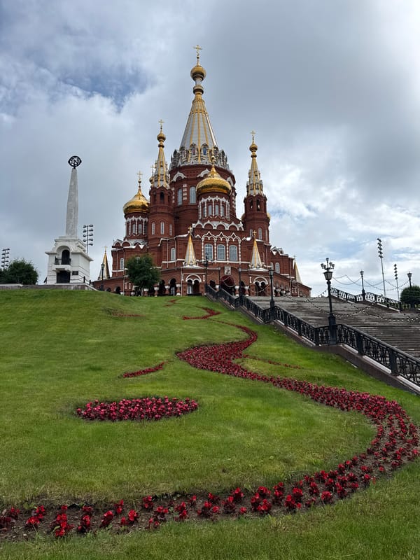 Orthodox cathedral tour through central Izhevsk, Russia