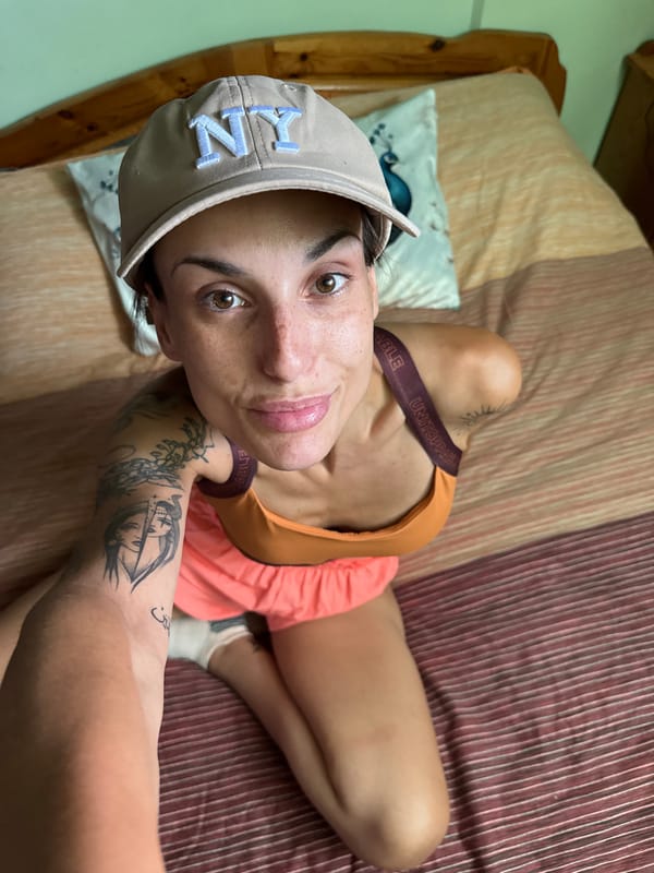 Woman in NY cap spotted cycling, walking around Pleven