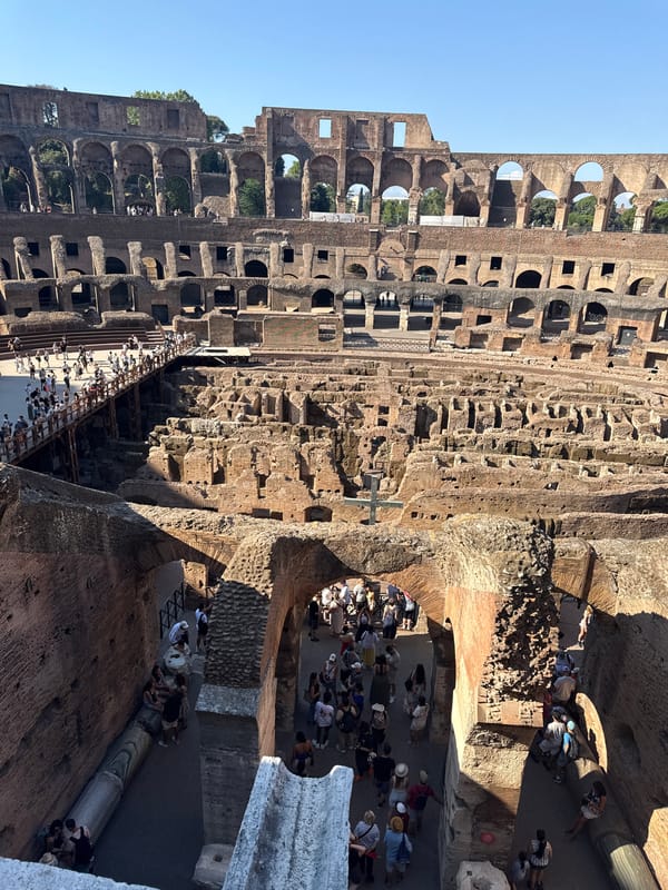 Inside the Colosseum: architecture and ancient artifacts, Rome