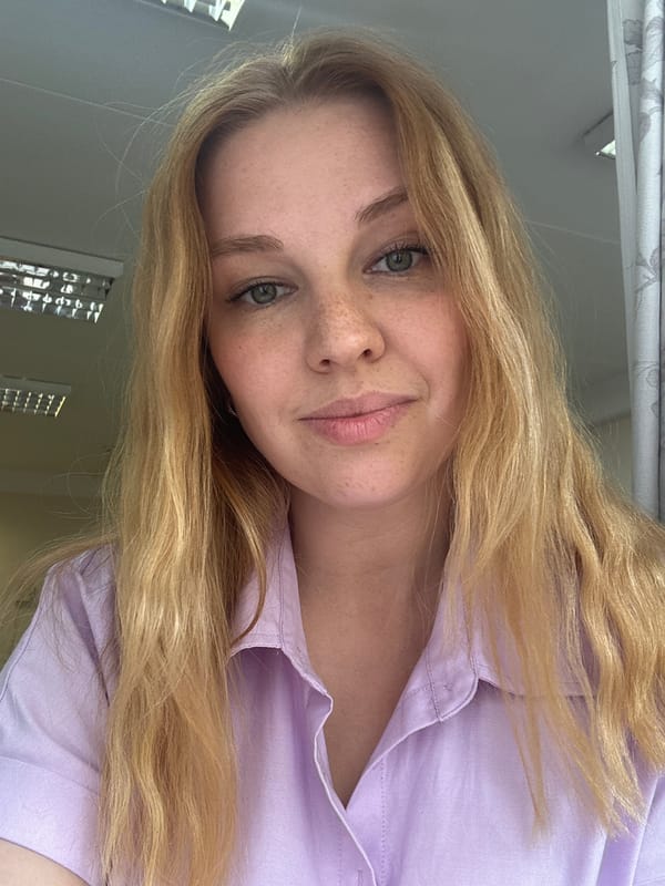 Office selfies and birch trees in Rusanovo, Russia