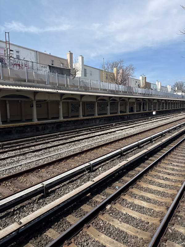 NYC Subway elevated tracks and platform documented