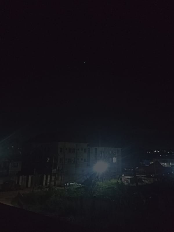 Evening observations capture building and family moments in Nkpor