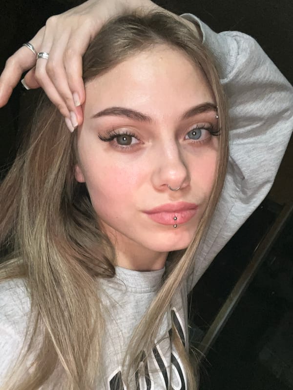 Portrait session captured in colored lighting, Foki Russia