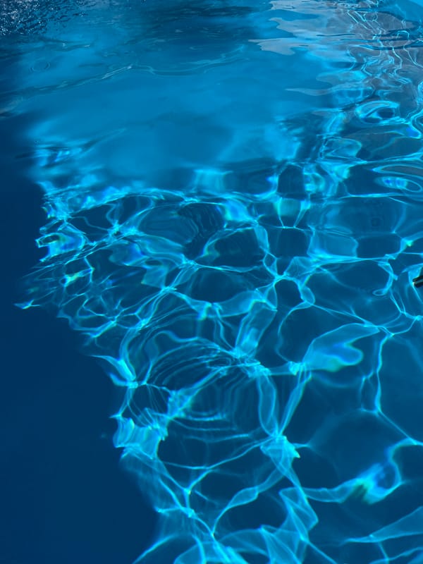 Quiet pool afternoon documented in Markovo, Bulgaria backyard