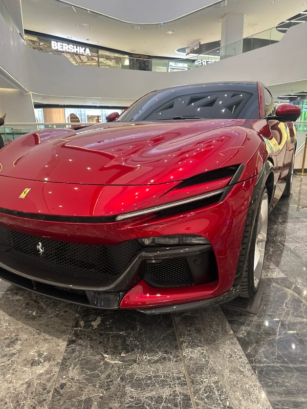 Luxury car exhibition spans multiple Tashkent shopping malls