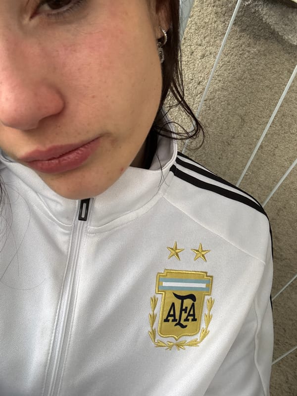 Woman spotted wearing Argentina national team jacket in Buenos Aires